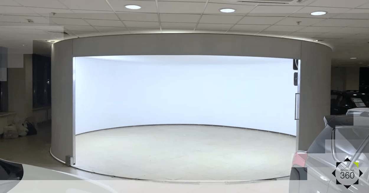 Поворотная платформа для съемки автомобилей. Съемочное оборудование ФС360.