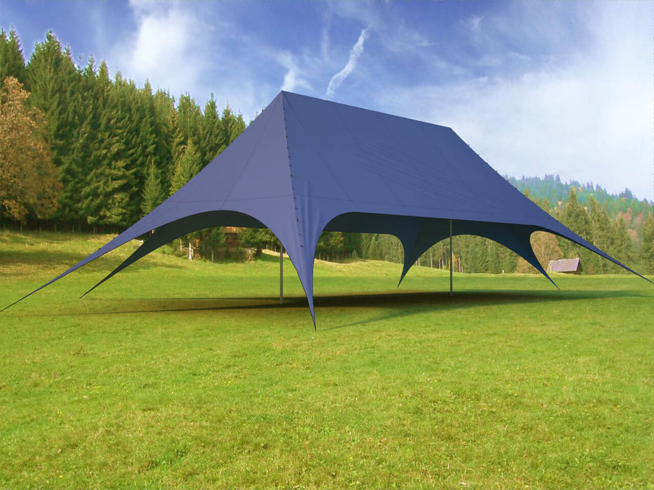 Купить шатёр «Двойная Звезда» от производителя с доставкой | UFO Tent