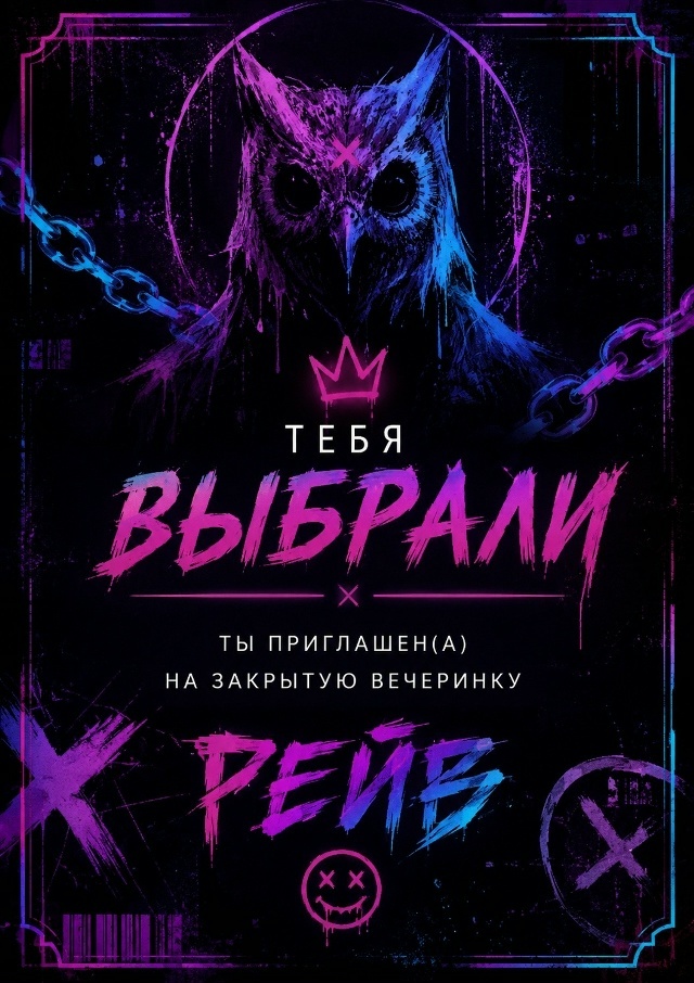 Оригинальное приглашение Тебя выбрали