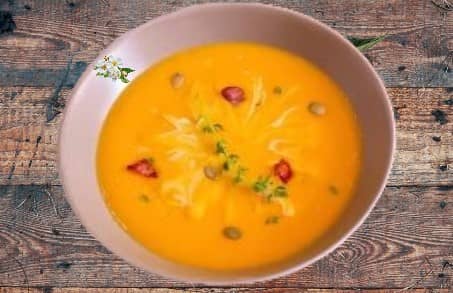 Приготовление крем-супа из тыквы со сливками: шаг 14