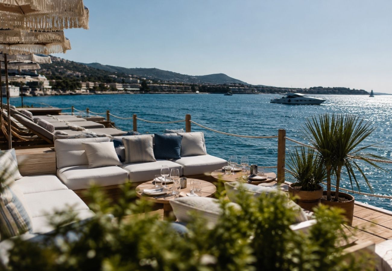 Cannes and Monaco Mediterranean coastline