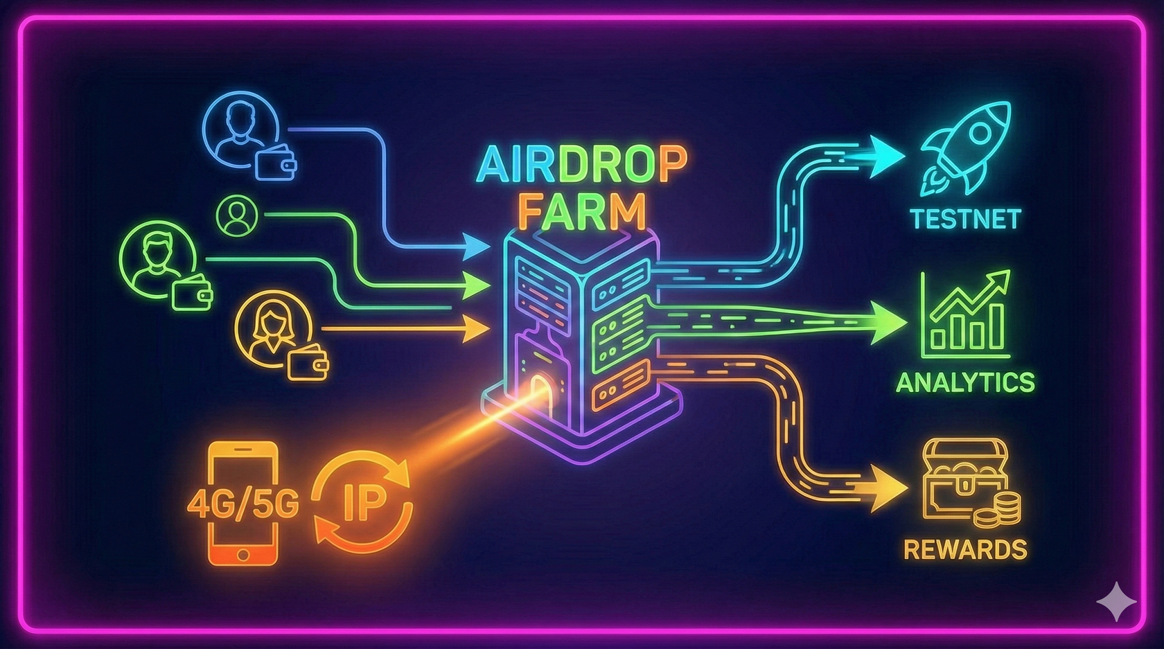 Building a Web3 Farm: Security and Anonymity While Hunting for Retrodrops