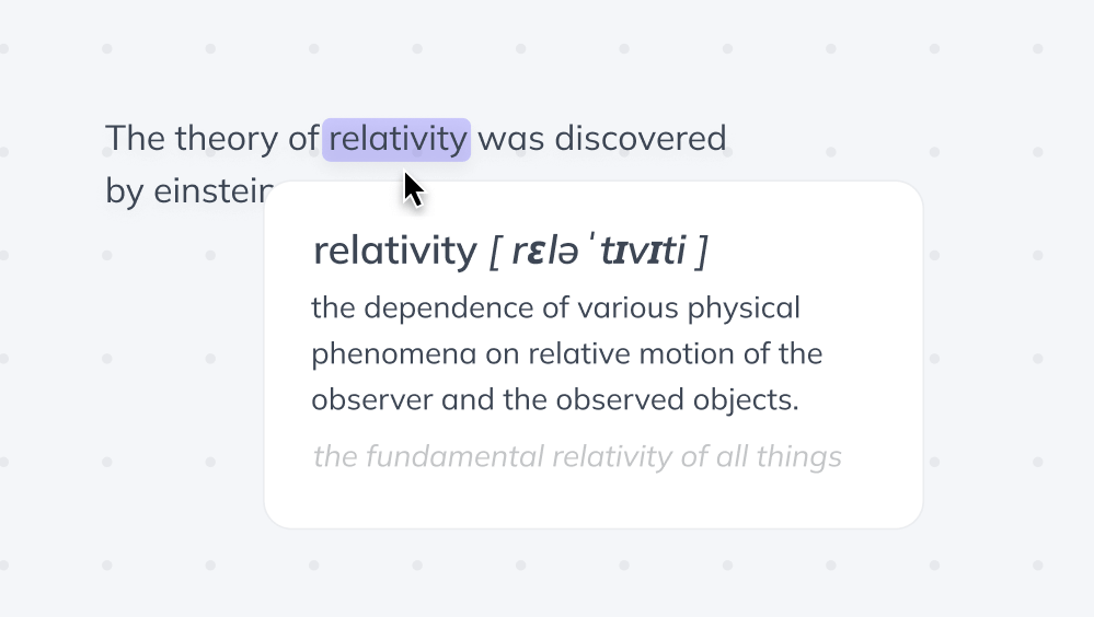 Словарь на виртуальной доске