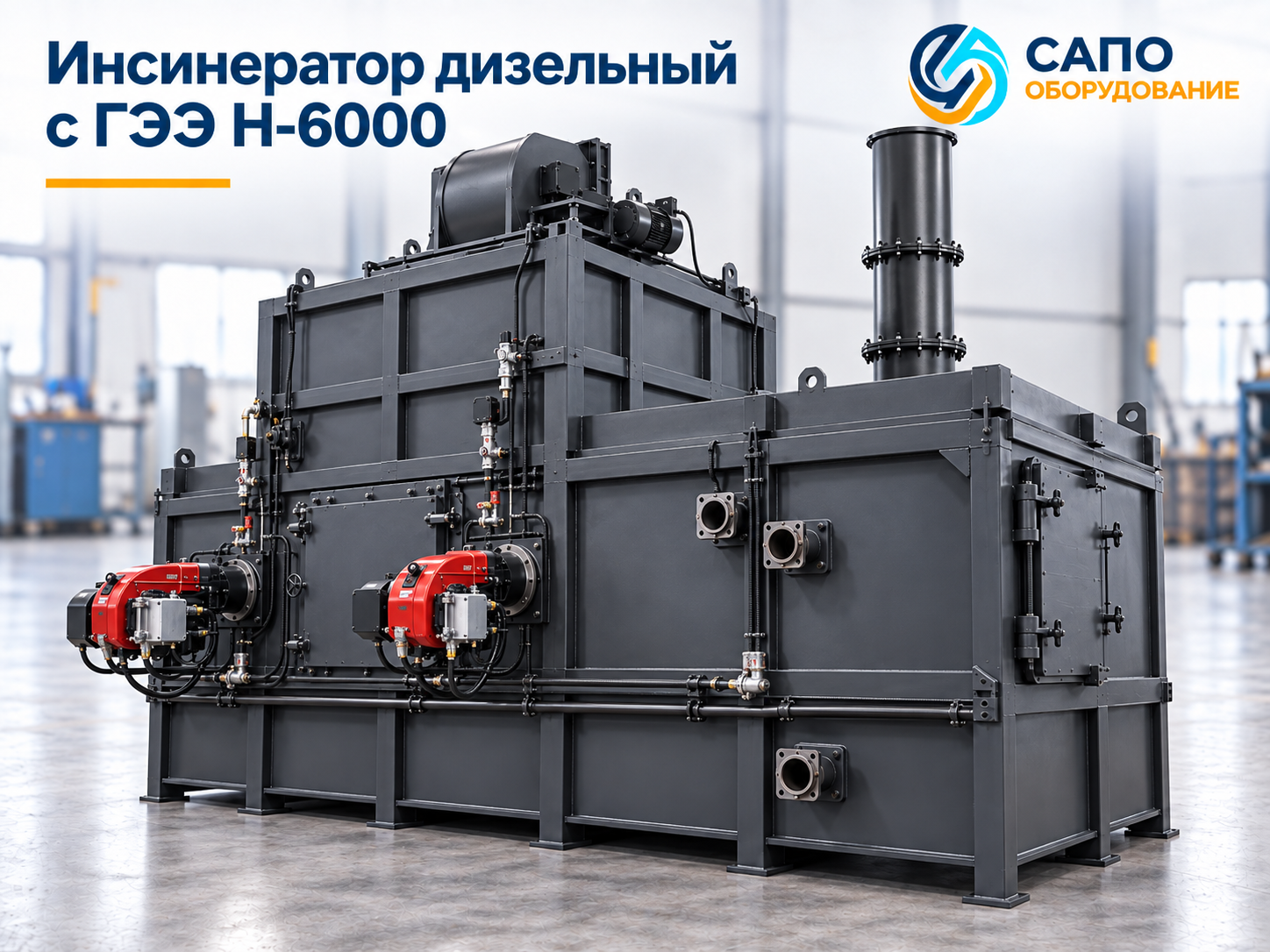 Дизельный инсинератор серии Н-6000