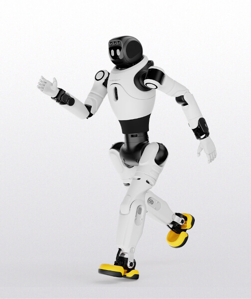 Робот-гуманоид Agibot X2 танцует на сцене во время шоу