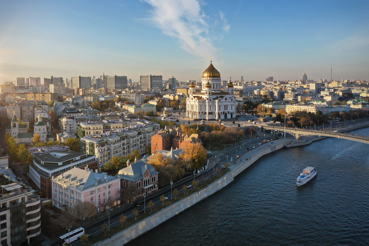 Кремль с Пречистенской набережной