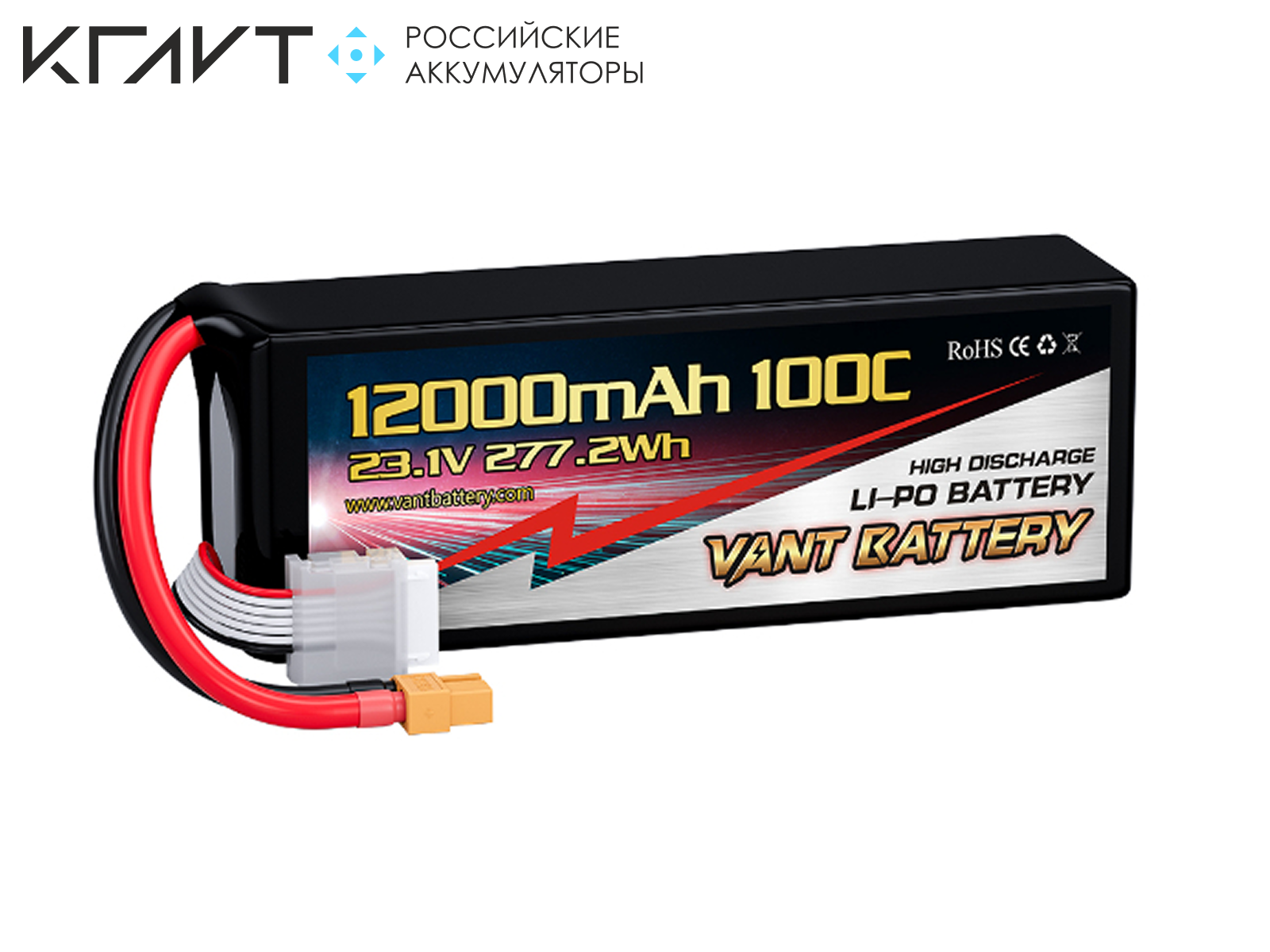 Аккумулятор Li-Po для FPV VANT 6S 12000