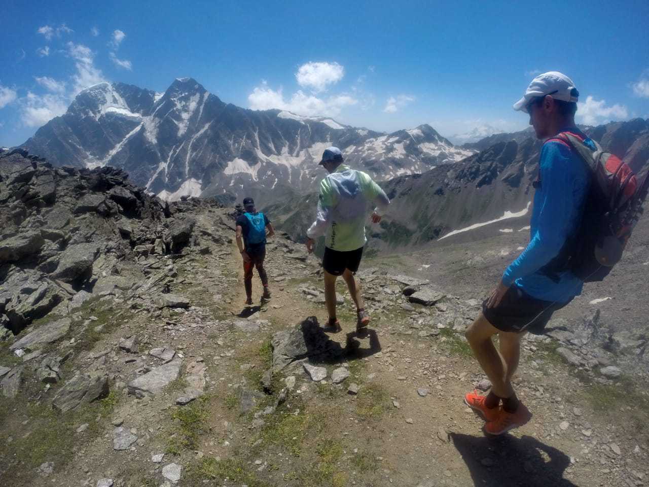 Спортсмены в Приэльбрусье