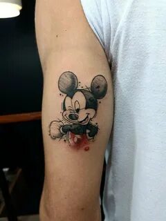 Наклейки-татуировки Микки Маус, набор №1, 1 шт.