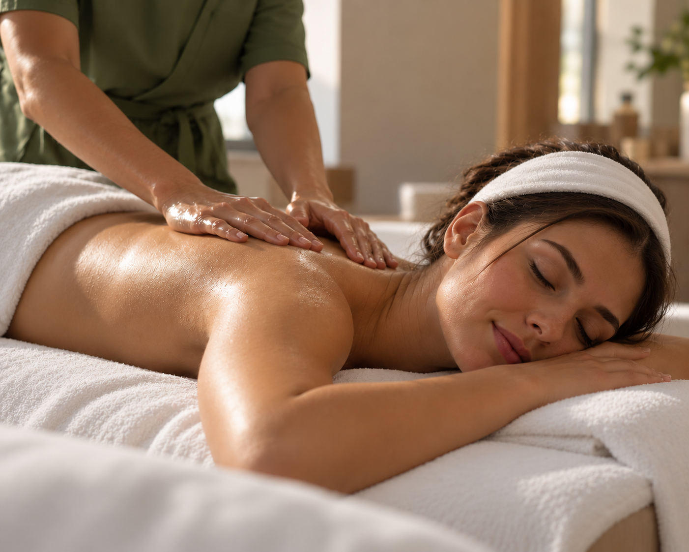 Аюрведическая процедура с натуральными маслами в спокойной wellness-атмосфере