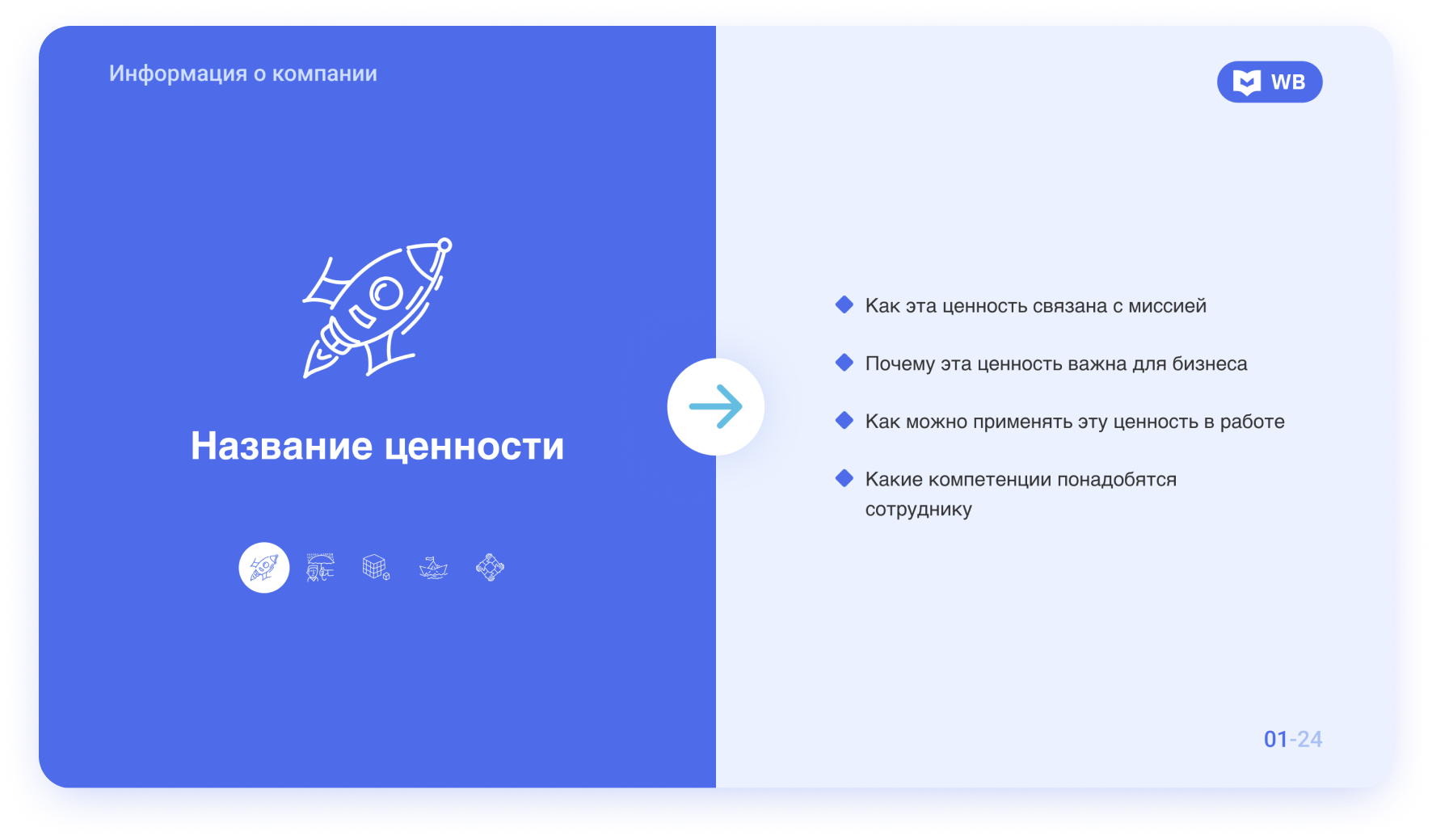 Бесплатный шаблон Welcome Book в PowerPoint с возможностью ...