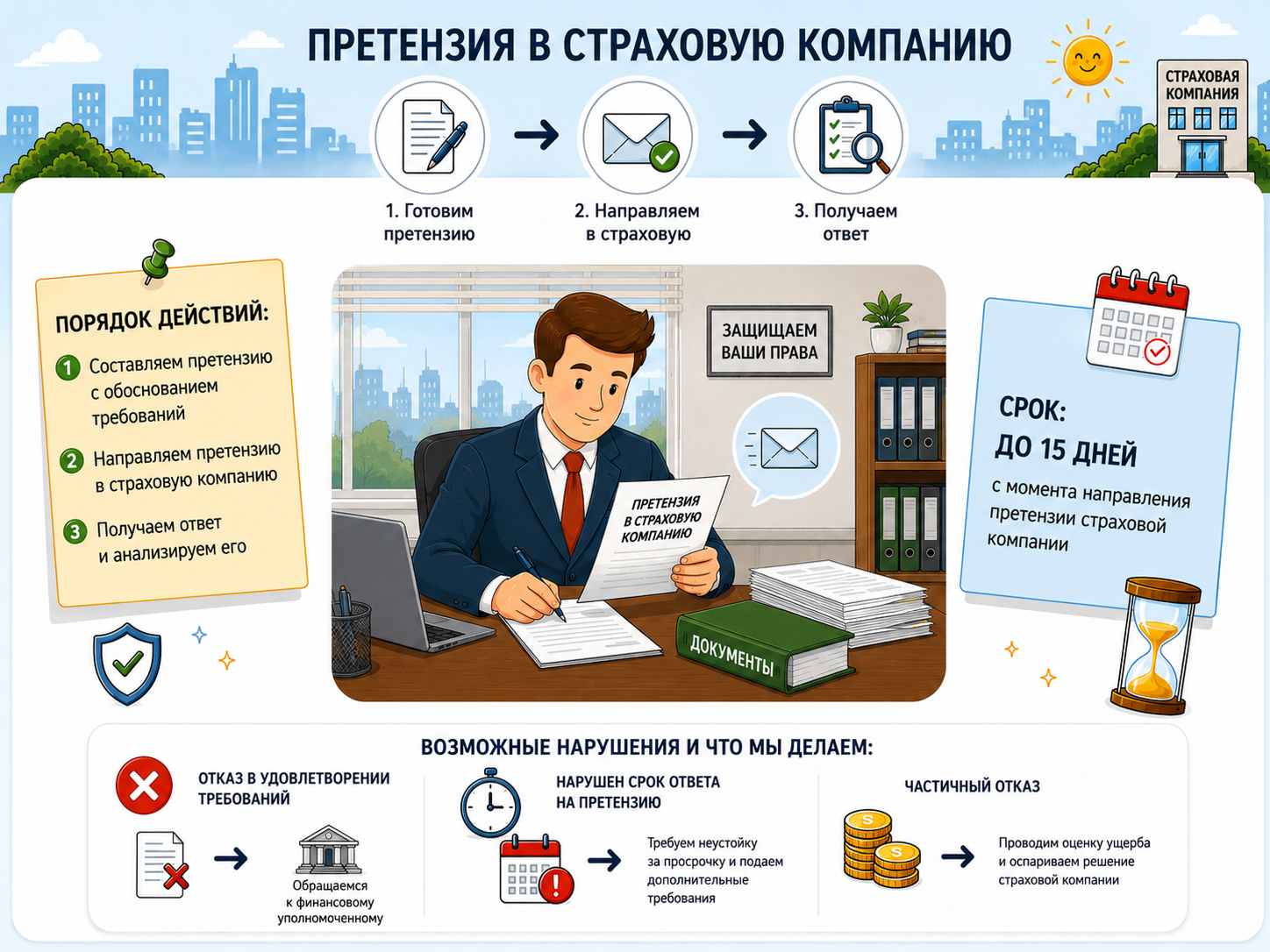 Претензия в страховую компанию