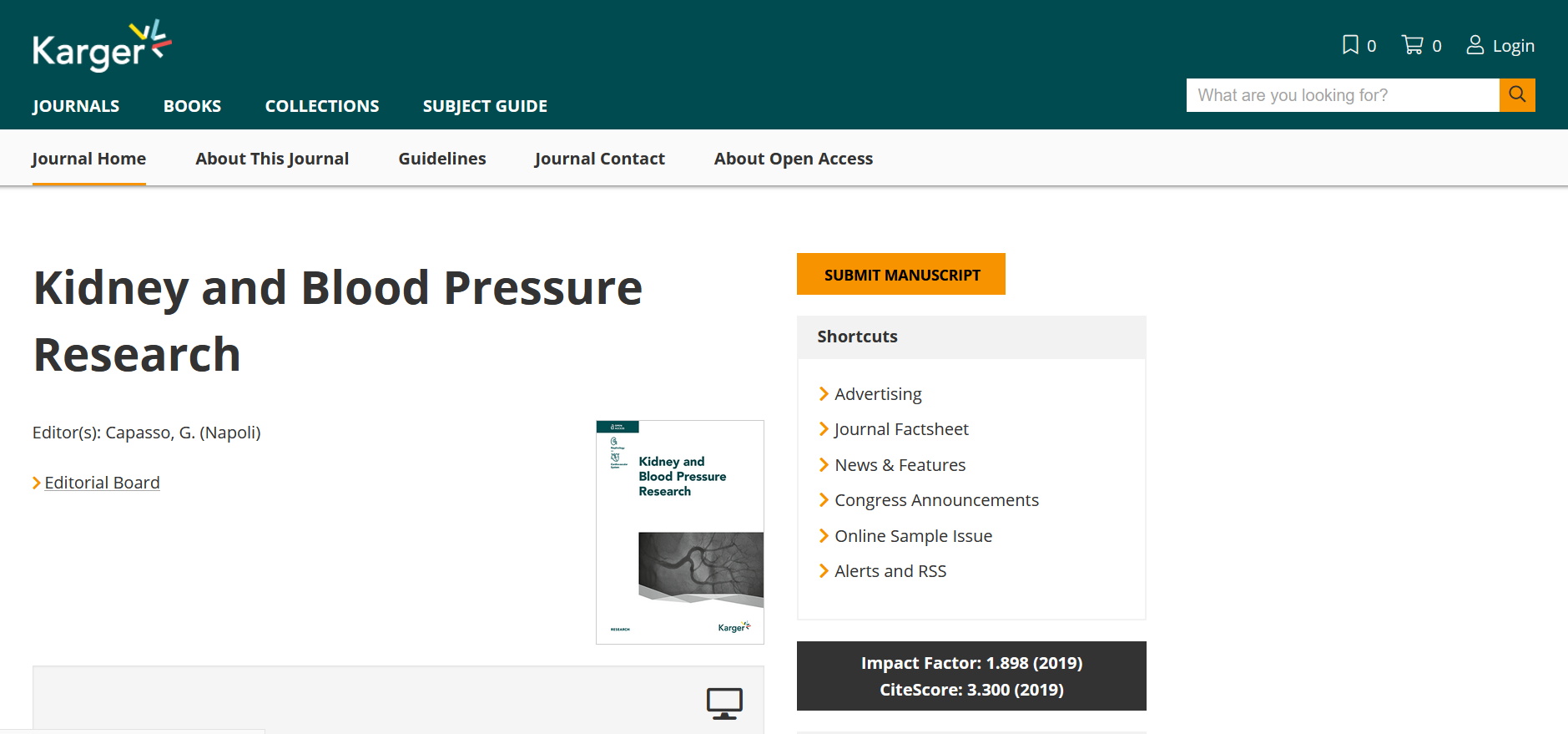 Kidney and Blood Pressure Research