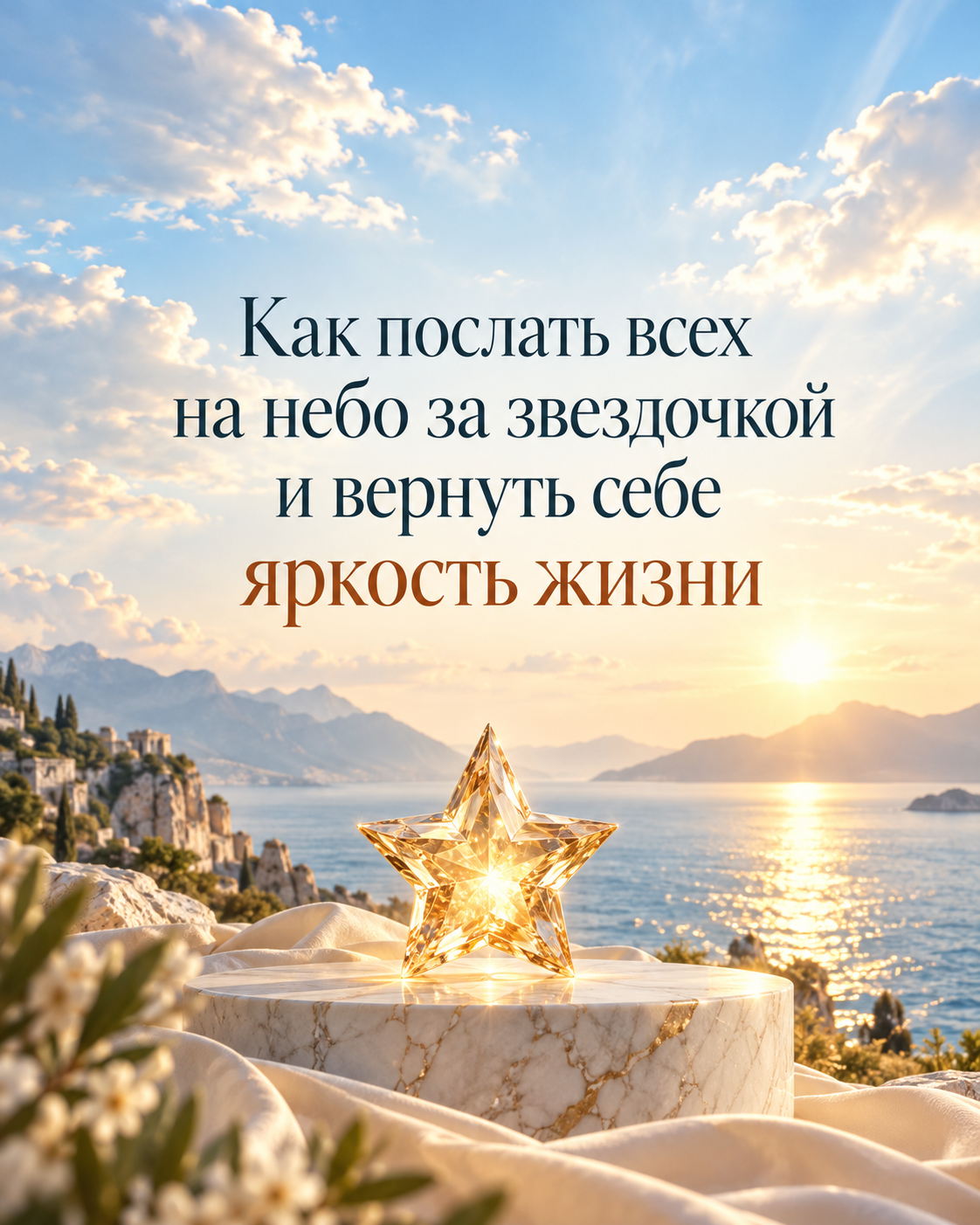 Фотография к мастер-классу «Как послать всех на небо за звездочкой и вернуть себе яркость жизни»