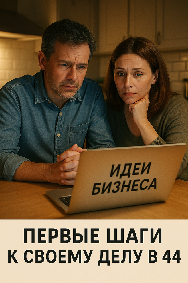 Как открыть свое дело в 44 года без опыта предпринимательства