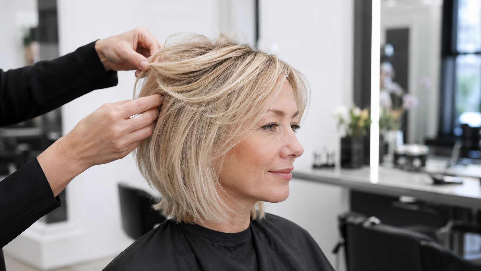 Французская стрижка для тонких волос образ  Mod'sHair