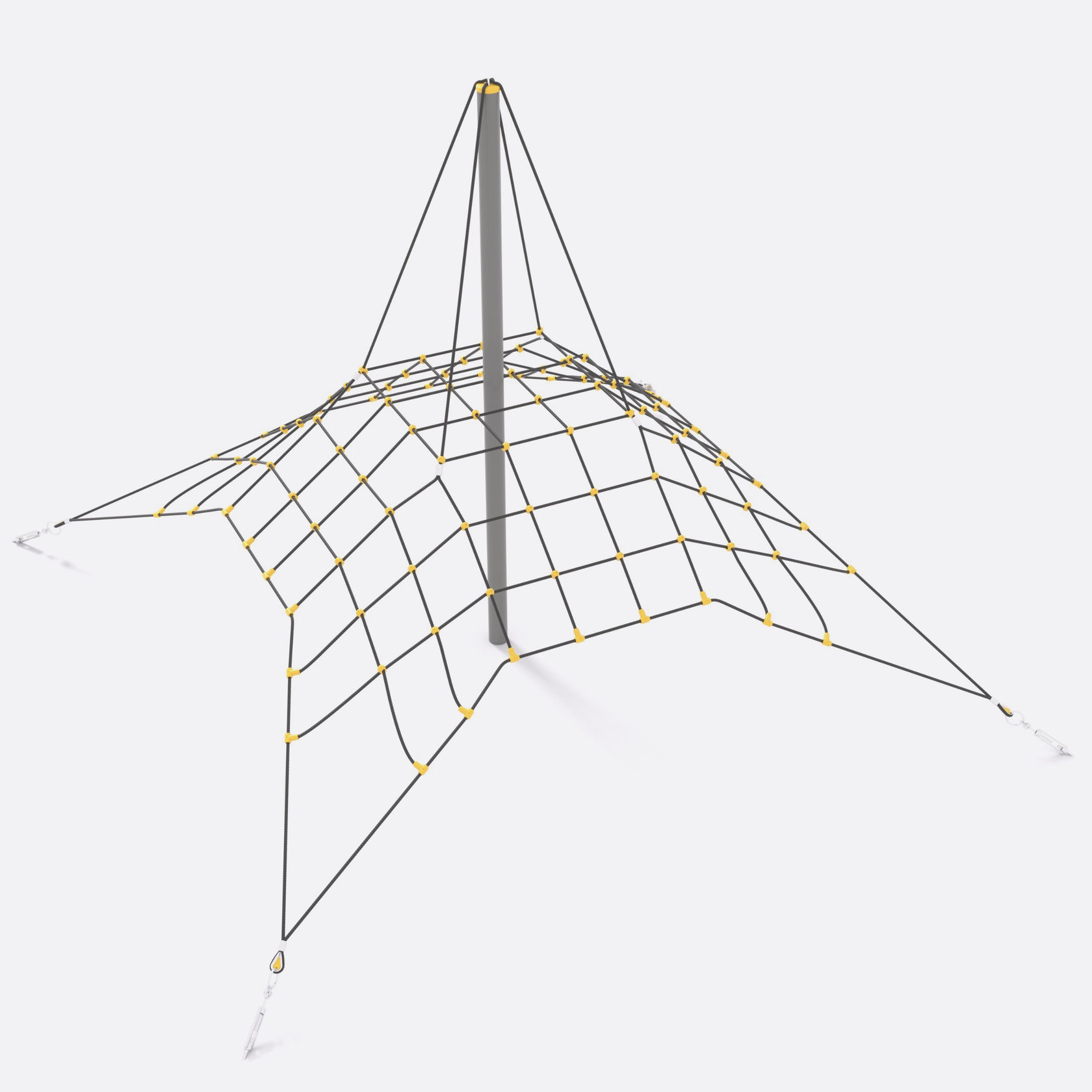 Купить канатные комплексы для детских площадок в форме пирамид для улицы от  производителя - Шелби