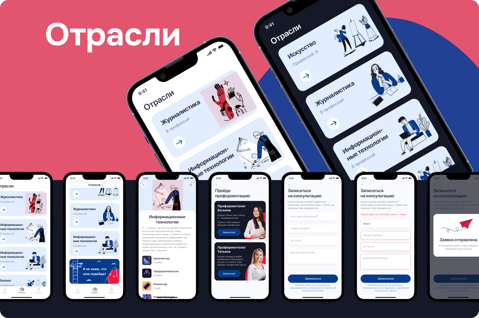 Кем стать, когда вырастешь? Кейс: приложение для профориентации школьников «EASY»