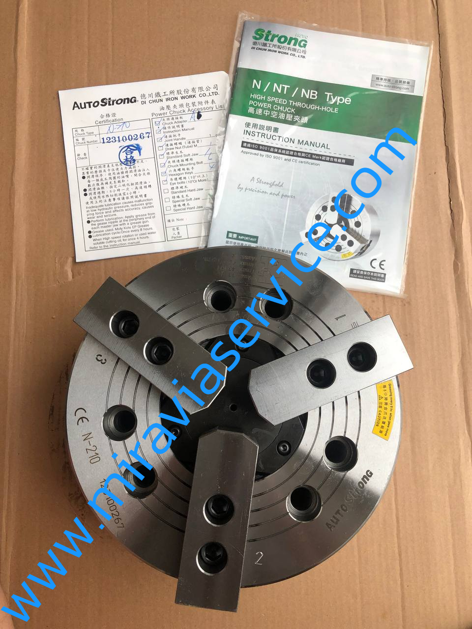 Токарный патрон AutoStrong N-200A, N-200, NT-200, NB-200A, NB-200A