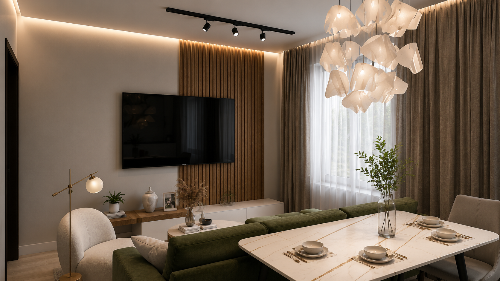 Квартира 49 м² — MAKDESIGN STUDIO