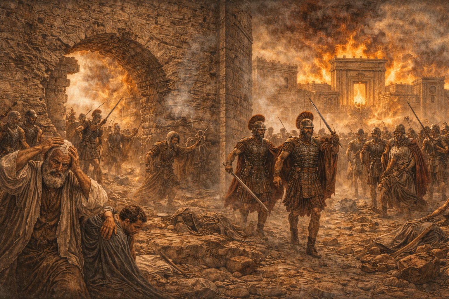 17 Тамуза - важный пост в иудаизме. В 586 г. до н.э. вавилоняне прорвали стены Иерусалима - начало конца Первого Храма. В 70 г. н.э., римляне также ворвались в город, начав разрушение Второго Храма.