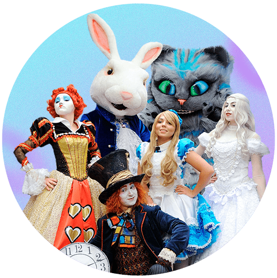 Аниматор Шляпник из Алиса в стране чудес Москве