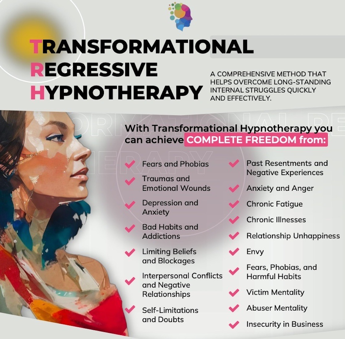 Regressive Hypnosis, Nonverbal hypnotherapy with Angelica Marquass