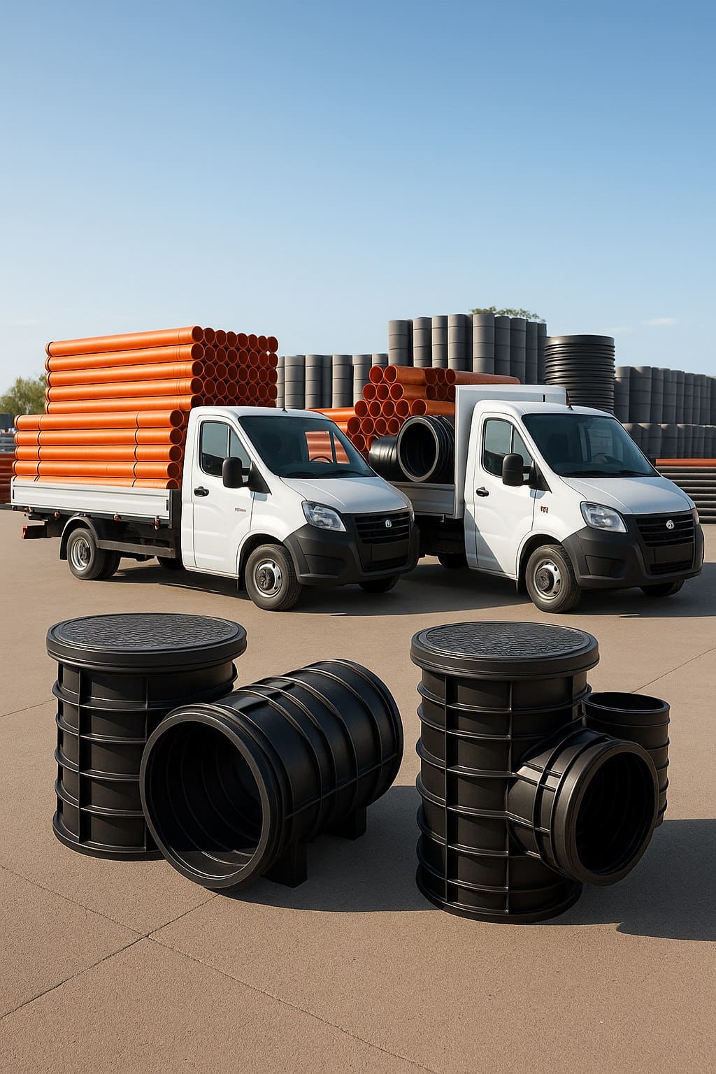 Пластиковые колодцы для канализации