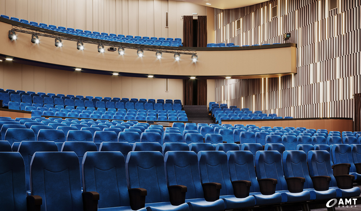 Зрительный зал Дворца культуры ЗФ ПАО ГМК «Норильский никель»