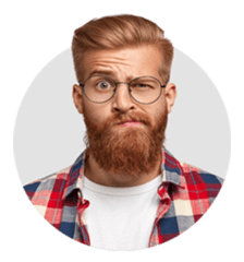 Мужчина с густой бородой