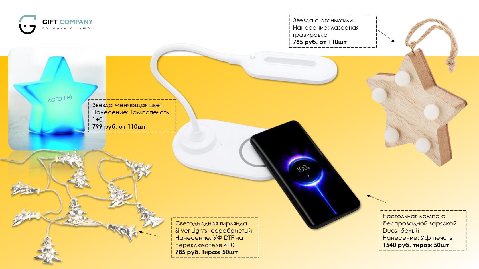 Минималистичный буклет для дизайн-студии с портфолио работ
