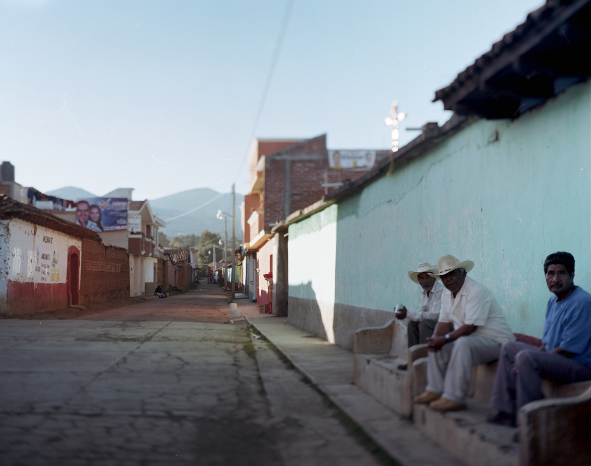 Street in Pátzcuaro. Mexico. 2007. Color Negative 4×5 inch.