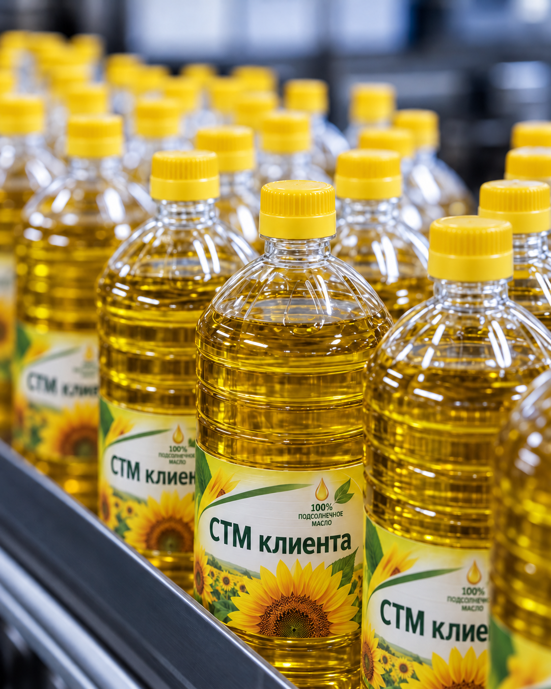 Розлив масла под собственную торговую марку клиента