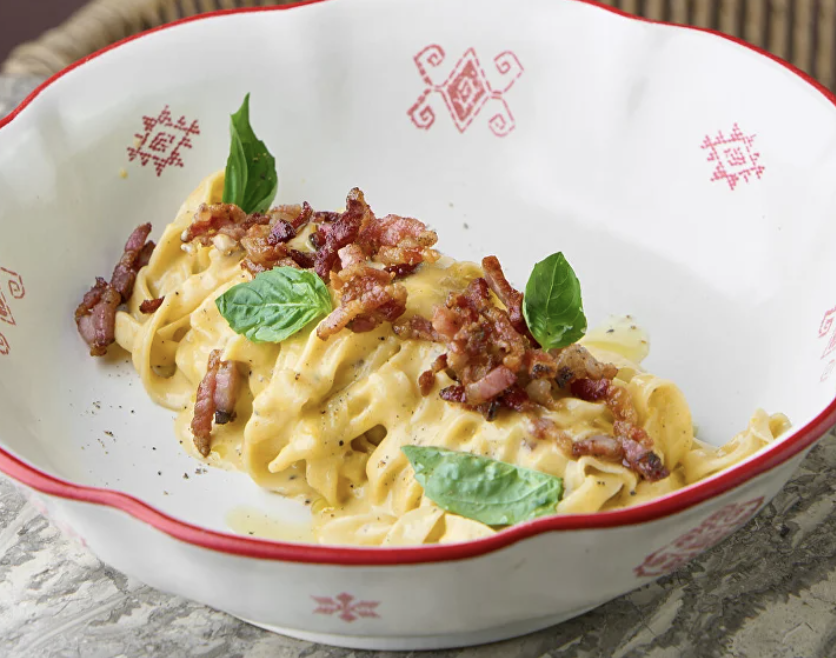 Authentic Carbonara at Te'Amo Bali