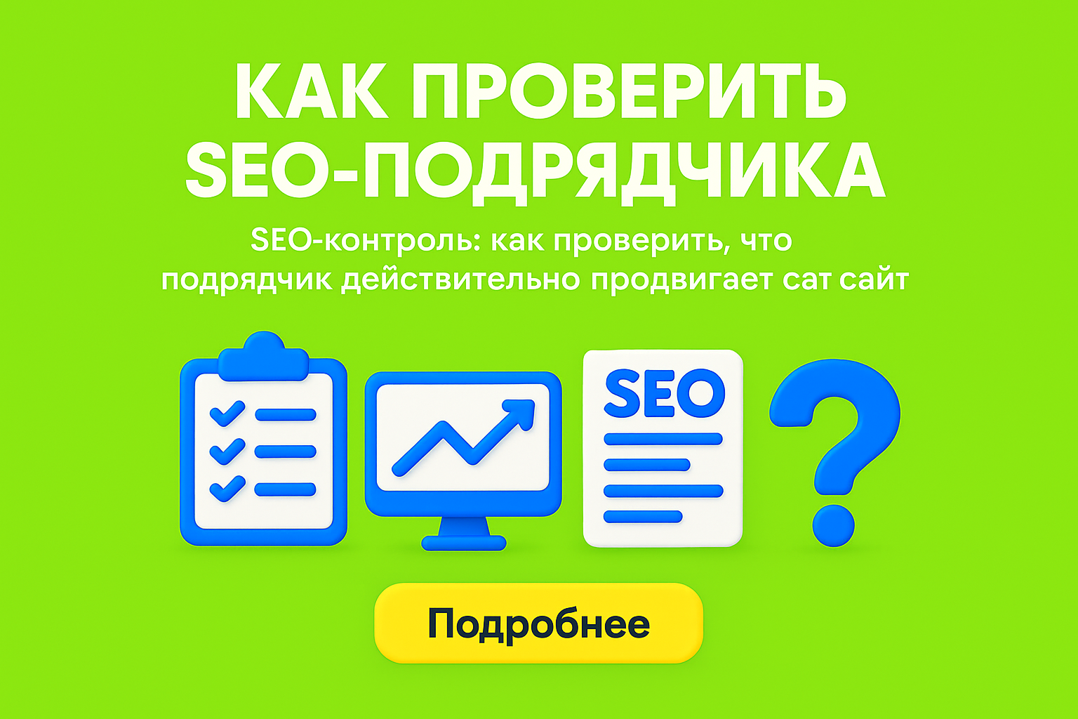 seo подрядчик, как проверить сео, контроль seo агентства, проверка сео-работ, что делает seo специалист, контроль подрядчика seo, отчеты seo