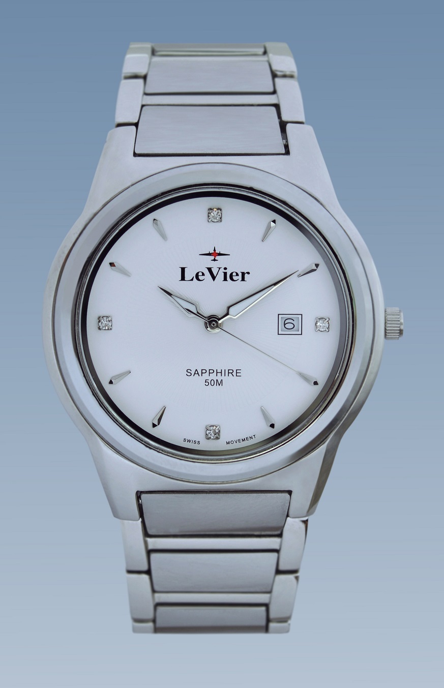 Купить Мужские вольфрамовые часы LeVier L 7522 M 