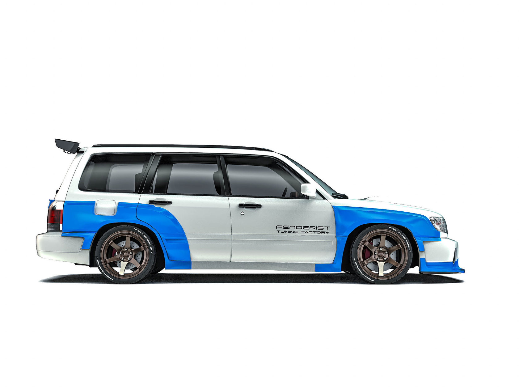 Fenderist Spec S Fender Flares Set Wide Body Kit Subaru Forester Sf