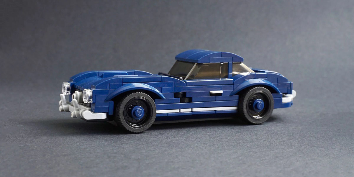 LEGO самоделка: Mercedes-Benz 300 SL (рис. 4)