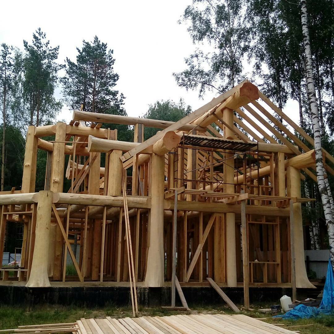 post and beam технология строительства домов