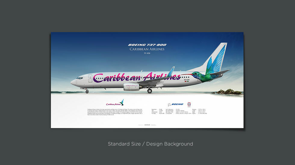 Caribbean Airlines Boeing 737-800 9Y-KIN | Aviaposter