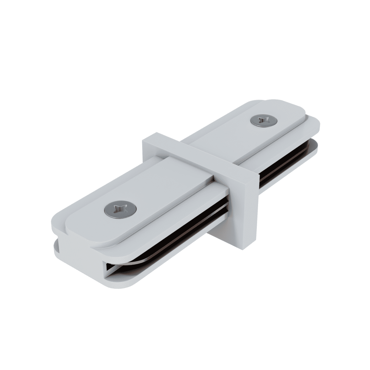 Соединитель для двухконтактного трека, Т2 220V Белый, Nordeo