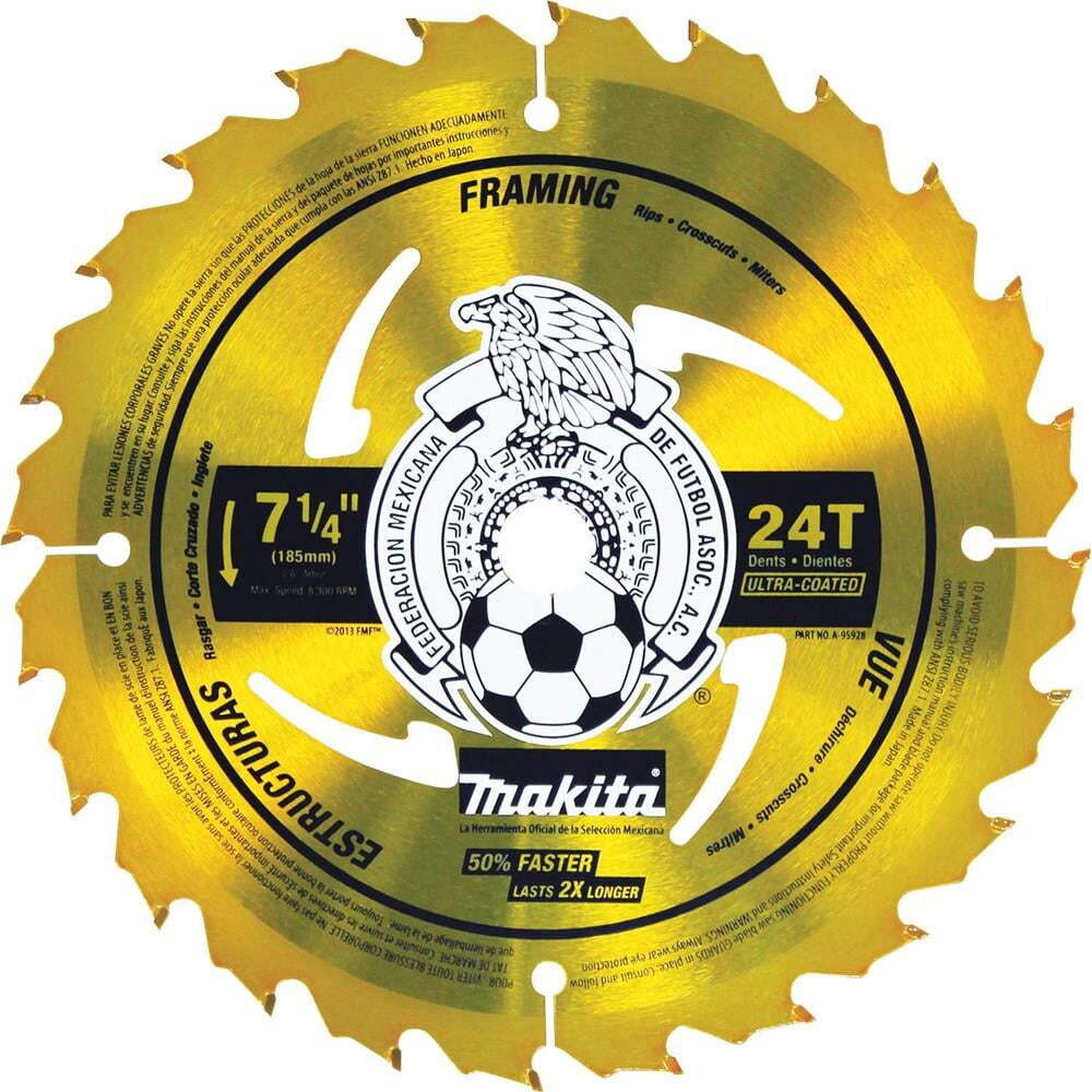 Makita-A-95928-10 7-1/4 in. 24T FMF Ultra-Coated Framing Blade 10-Pack