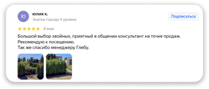 Отзыв клиента
