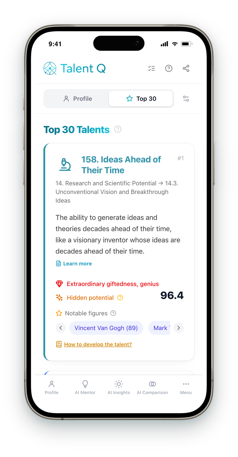 Talent Q — top talents