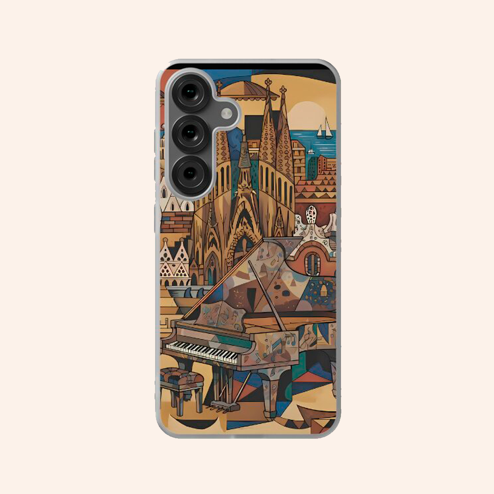 Barcelona Mosaic Dreams Samsung Galaxy Phone Case