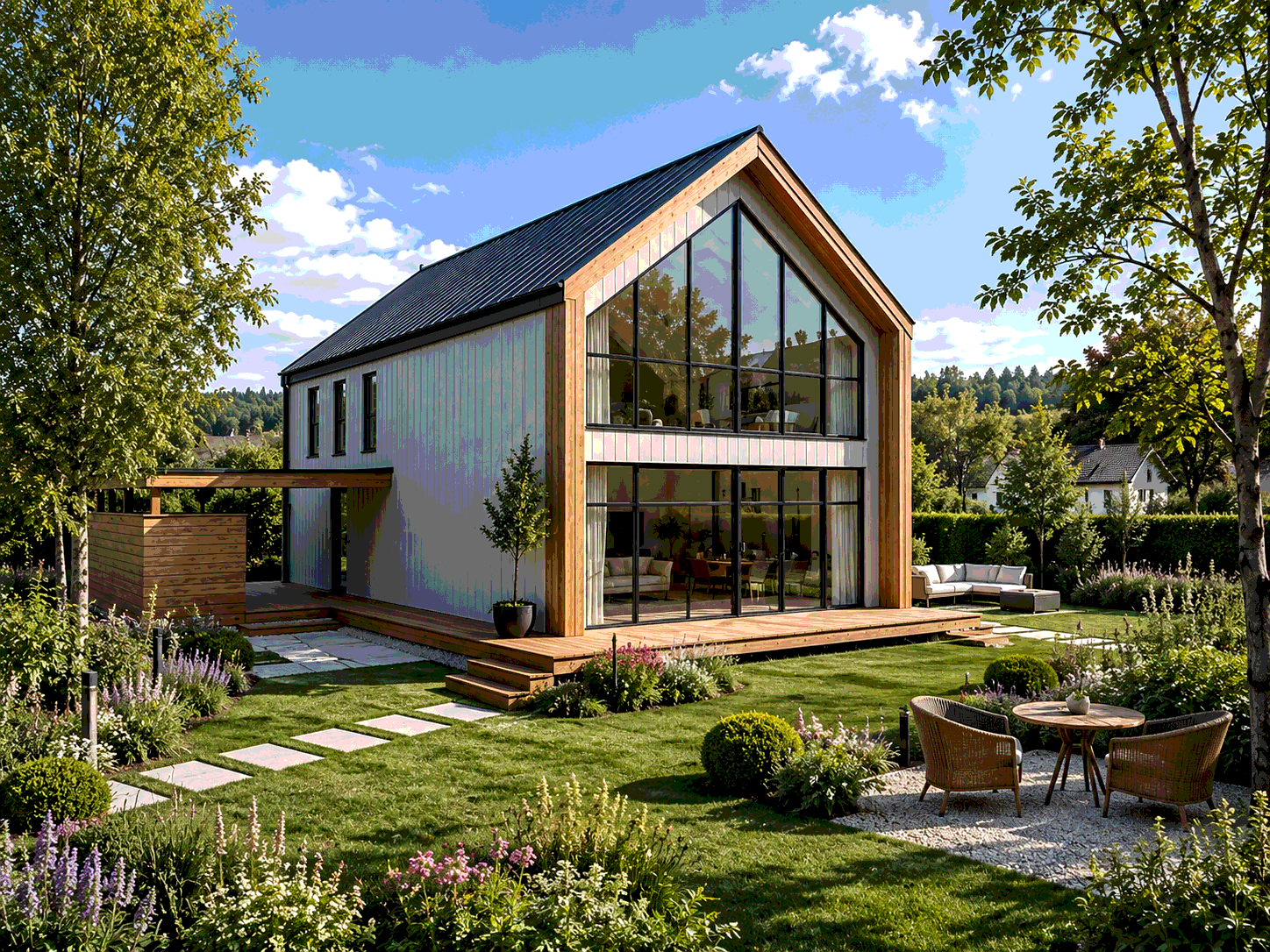 Projekt Einfamilienhaus mit Carport