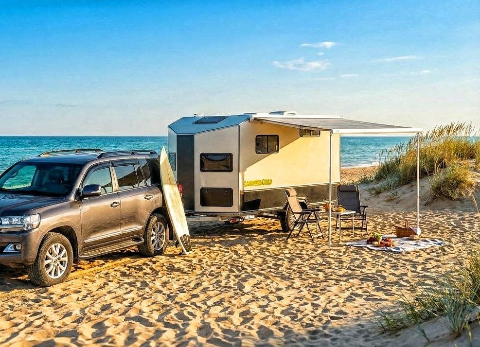 Полноростовой прицеп-кемпер Canopus Camp