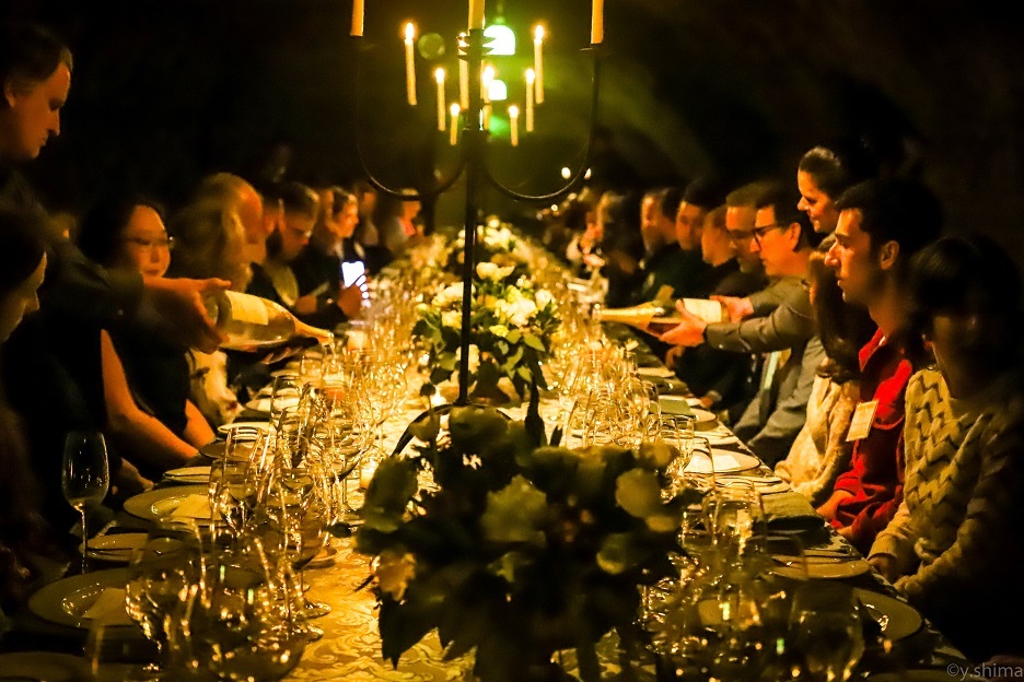 Gorgeous dinner in the Caves