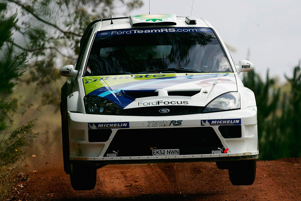 Франсуа Дюваль и Стефан Прево, Ford Focus RS WRC '04 (EK52 NWN), ралли Австралия 2004
