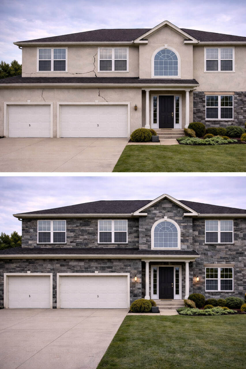 Soluția KORDEKO pentru fisurile de pe fațadă.